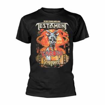 Merch Testament: Tričko The Bay Strikes Back Europe 2020 Tour S