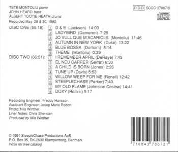 2CD Tete Montoliu Trio: El Gran Señor From Catalonia