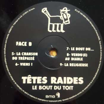 2LP Têtes Raides: Le Bout Du Toit