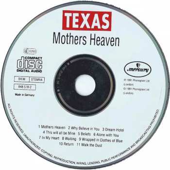 CD Texas: Mothers Heaven