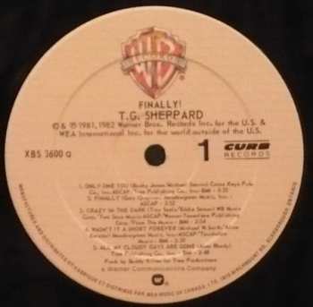 LP T.G. Sheppard: Finally!