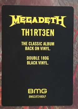 2LP Megadeth: Th1rt3en