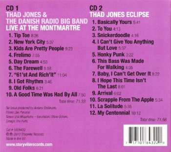 2CD Thad Jones: The Danish Radio Big Band & Eclipse