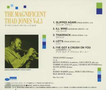 CD Thad Jones: The Magnificent Thad Jones Vol. 3 LTD