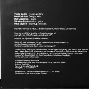 LP Thalia Zedek Band: Via