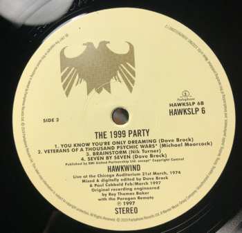 2LP Hawkwind: The '1999' Party (Live At The Chicago Auditorium, March 21 1974)