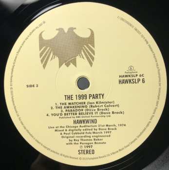 2LP Hawkwind: The '1999' Party (Live At The Chicago Auditorium, March 21 1974)