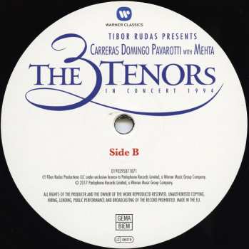 2LP Zubin Mehta: The 3 Tenors In Concert 1994
