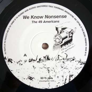 LP The 49 Americans: We Know Nonsense