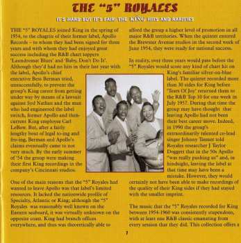 CD The 5 Royales: It's Hard But It's Fair, The King Hits And Rarities