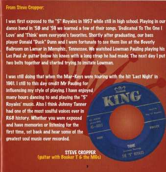 CD The 5 Royales: It's Hard But It's Fair, The King Hits And Rarities