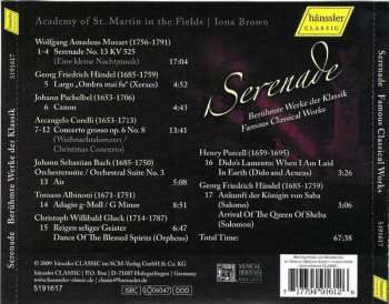 CD The Academy Of St. Martin-in-the-Fields: Serenade: Berühmte Werke Der Klassik = Famous Classical Works