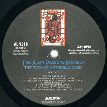 LP The Alan Parsons Project: The Turn Of A Friendly Card