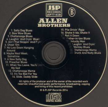 4CD/Doos The Allen Brothers: The Allen Brothers With Other Country Brother Acts