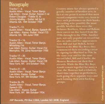 4CD/Doos The Allen Brothers: The Allen Brothers With Other Country Brother Acts