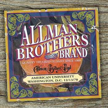 CD The Allman Brothers Band: American University Washington, D.C. 12/13/70