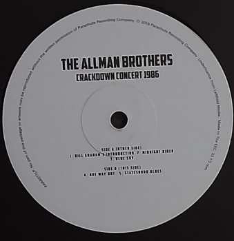 2LP The Allman Brothers Band: Crackdown Concert 1986