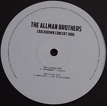 2LP The Allman Brothers Band: Crackdown Concert 1986