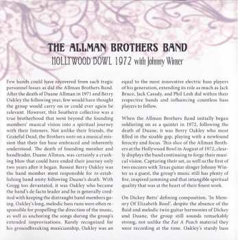 CD The Allman Brothers Band: Hollywood Bowl 1972