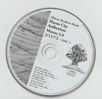 2CD The Allman Brothers Band: Macon City Auditorium Macon, GA 2/11/72