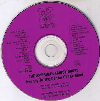 CD The Amboy Dukes: Journey To The Center Of The Mind