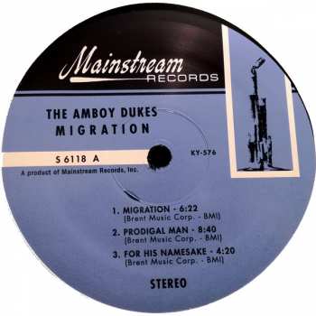 LP The Amboy Dukes: Migration