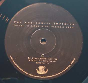 2LP The Antichrist Imperium: Volume III: Satan In His Original Glory LTD