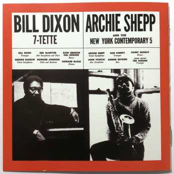 CD The Archie Shepp-Bill Dixon Quartet: Quartet LTD