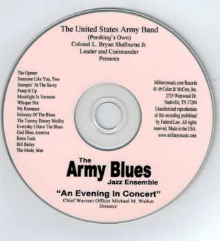 CD The Army Blues Jazz Ensemble: An Evening In Concert