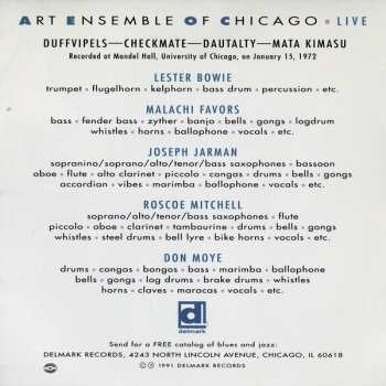 CD The Art Ensemble Of Chicago: Live