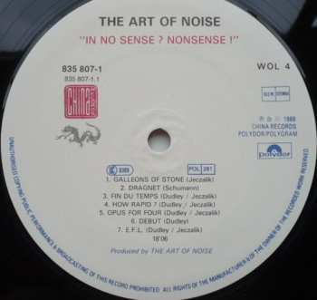 LP The Art Of Noise: In No Sense? Nonsense!
