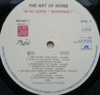LP The Art Of Noise: In No Sense? Nonsense!