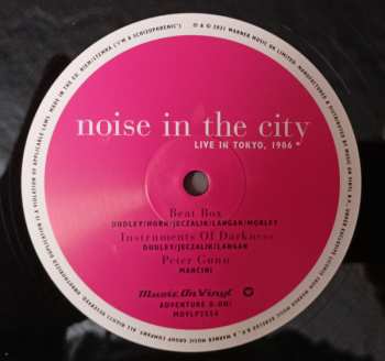 2LP The Art Of Noise: Noise In The City (Live In Tokyo, 1986)