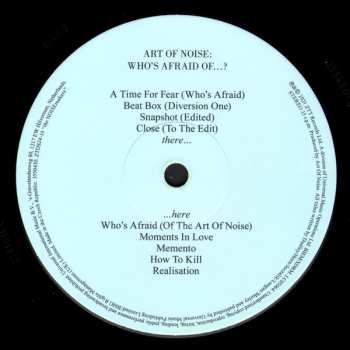 2LP The Art Of Noise: Who's Afraid Of The Art Of Noise? And Who's Afraid Of Goodbye? LTD