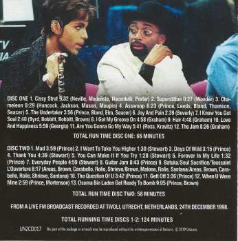 2CD The Artist (Formerly Known As Prince): Christmas In Utrecht (Netherlands Broadcast 1998)