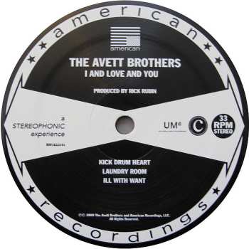 2LP The Avett Brothers: I And Love And You