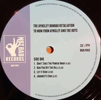 LP The Aynsley Dunbar Retaliation: To Mum, From Aynsley And The Boys