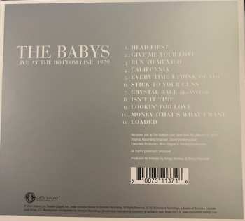 CD The Babys: Live At The Bottom Line., 1979