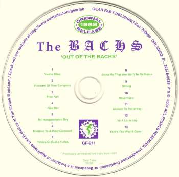 CD The Bachs: Out Of The Bachs
