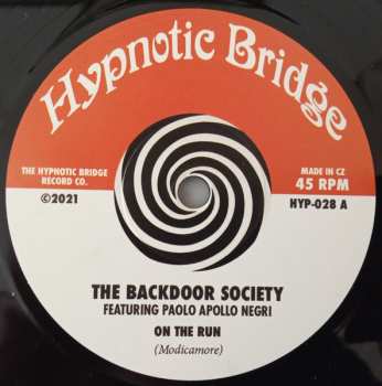 SP The Backdoor Society: On The Run b/w Ballad Of A Liar