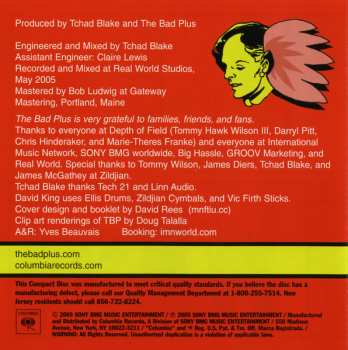 CD The Bad Plus: Suspicious Activity?