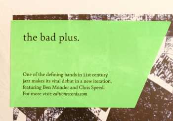LP The Bad Plus: The Bad Plus. CLR