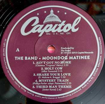 LP The Band: Moondog Matinee