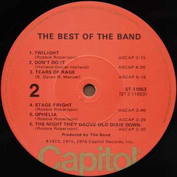 CD The Band: Best Of The Band