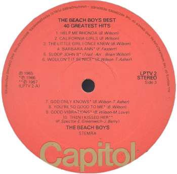 2LP The Beach Boys: Beach Boys Bests (40 Greatest Hits)