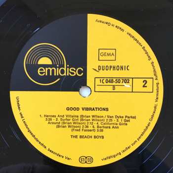 LP The Beach Boys: Good Vibrations