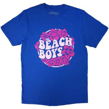 Merch The Beach Boys: The Beach Boys Unisex T-shirt: Floral Print (blue) (small) S