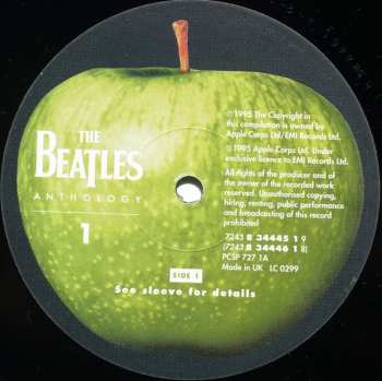 3LP The Beatles: Anthology 1