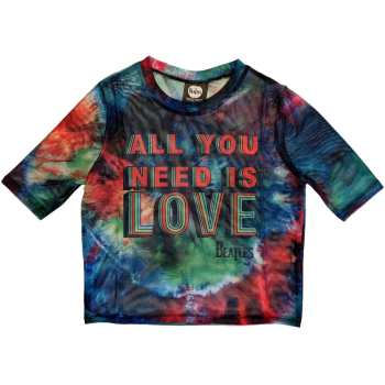 Merch The Beatles: Dames Crop Top All You Need Is Love