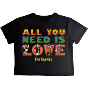 Merch The Beatles: Dames Crop Top Yellow Submarine Aynil Stacked